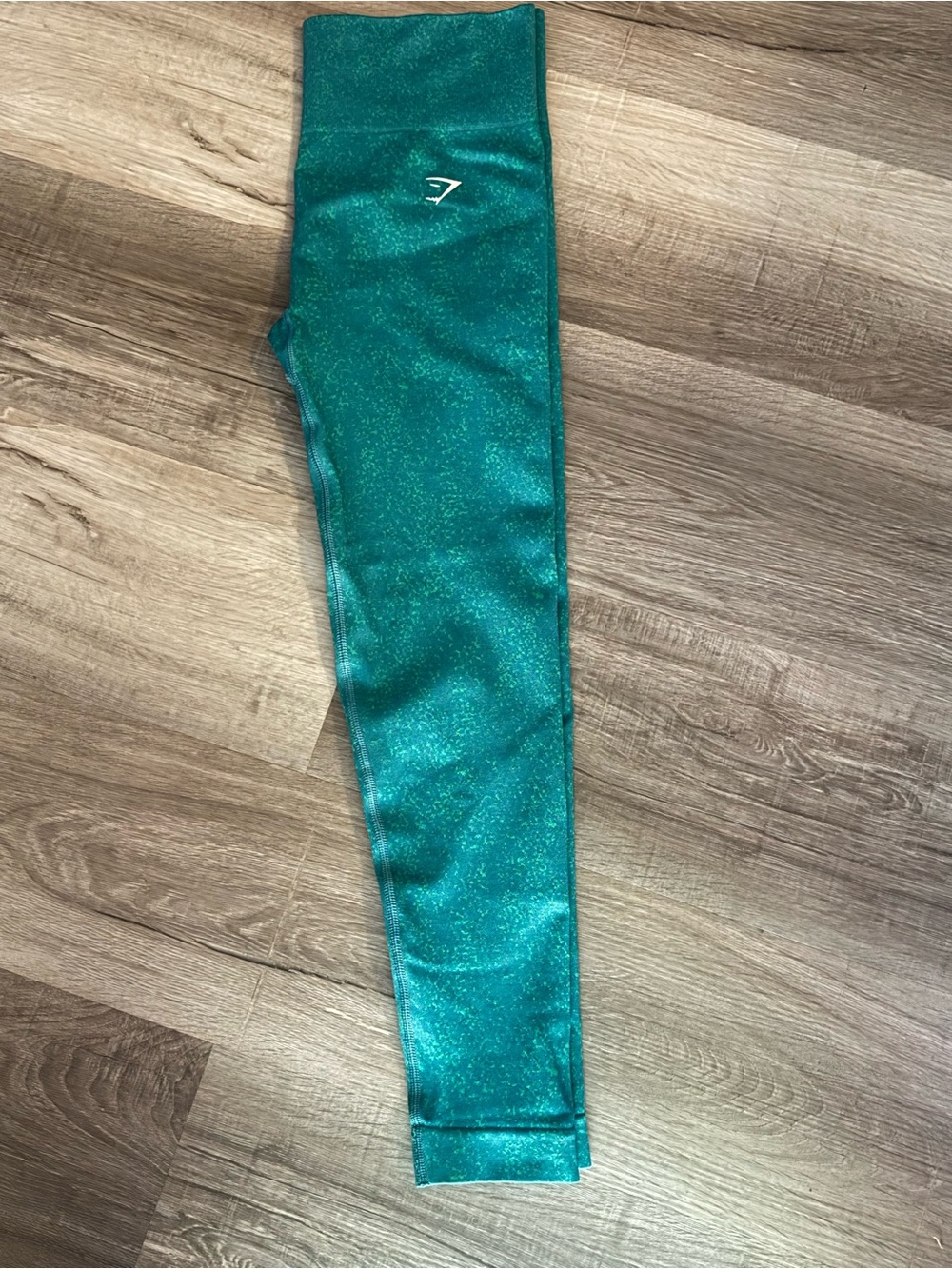 NWOT Gymshark Adapt Fleck Seamless Leggings L Teal Green High Waist